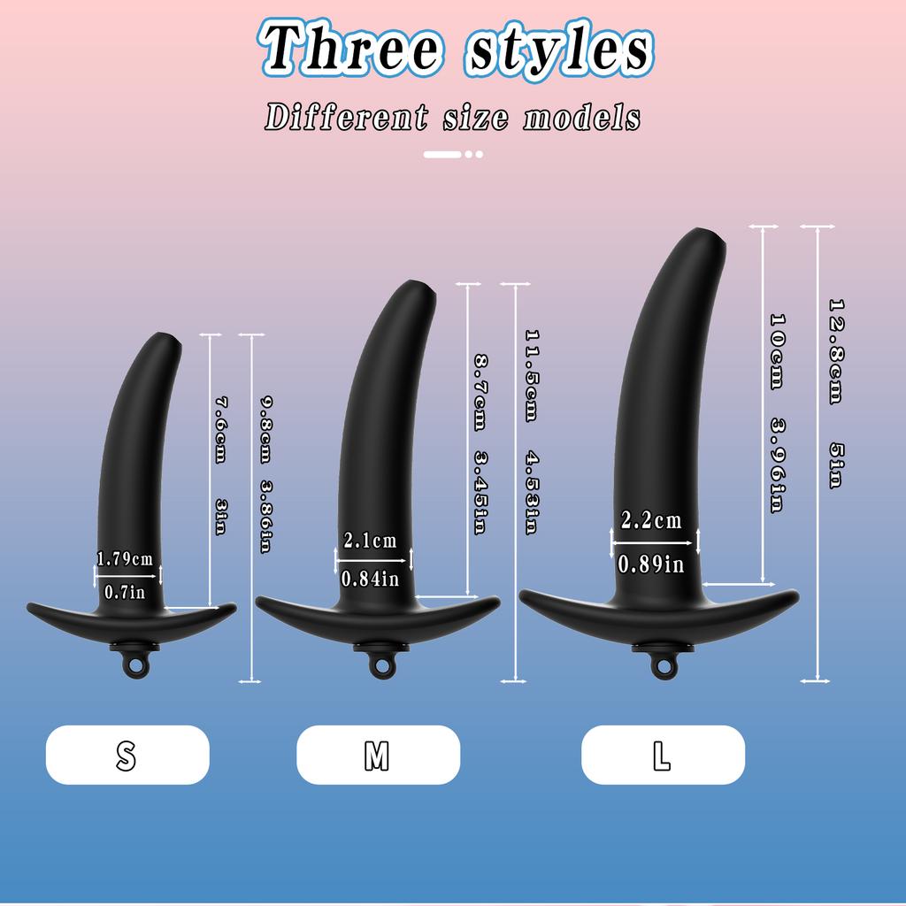 New Tunnel Anal Butt Plug Stretcher,with Stopper Hollow Analplug Enema Butplug,Vagina Ass Anus Dilator, Sex Toys for Couples