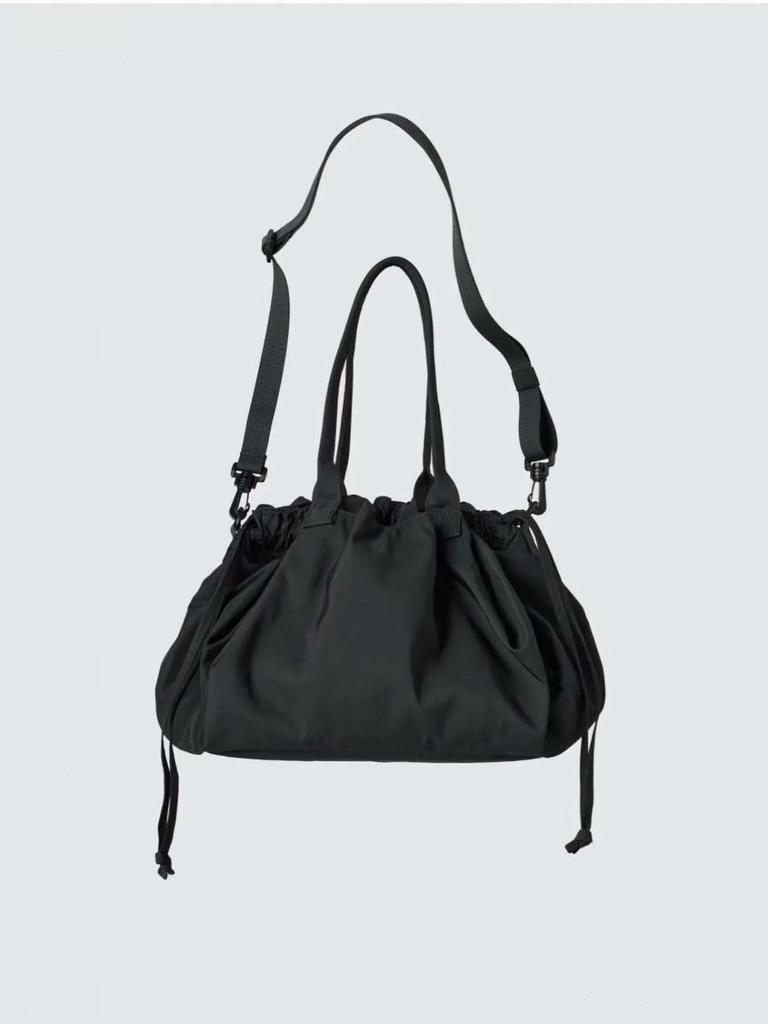 Modische Damen Tasche Nylon Kordelzug Beutel Tasche Vielseitig Große Kapazität Handtasche Schultertasche Crossbody Kordelzug
