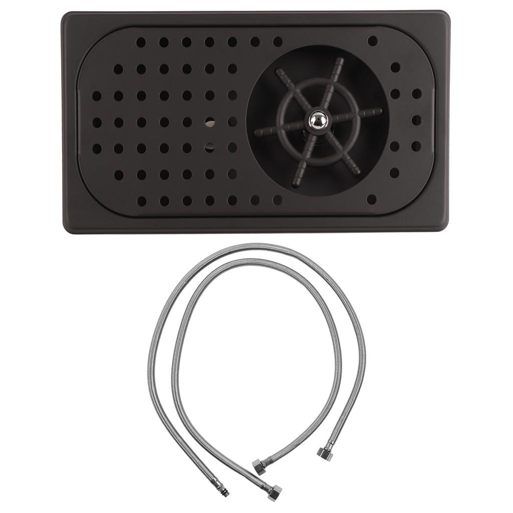 Automatyczny spłukiwacz do kubków Szybkie płukanie G1/2 Stal nierdzewna Płukacz do dzbanków dla Hotelu Kawiarni DomuFC‑12‑1