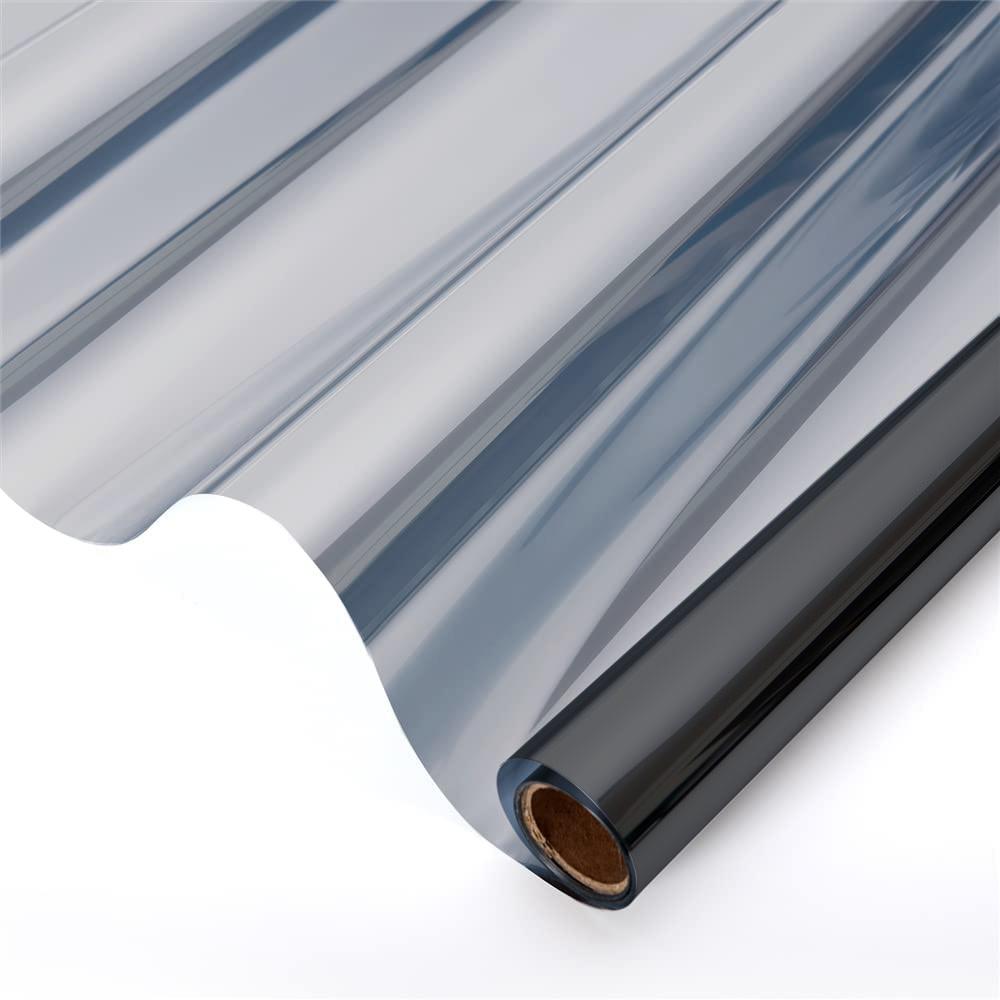 

Конфиденциальная оконная пленка с односторонним зеркалом, самоклеящаяся отражающая тонировка окон, анти-УФ-пленка для контроля тепла на стекле для домашнего офиса 50cmx200 cm