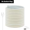 220V COB LED Neonstreifen Dimmbares Schalter-Kit Super Hell 288LEDs/m Wasserdichtes Flexibles Band Streifenband Küchen-Heimbeleuchtung 1M-40M