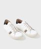 Panicale White Cowhide Sneakers