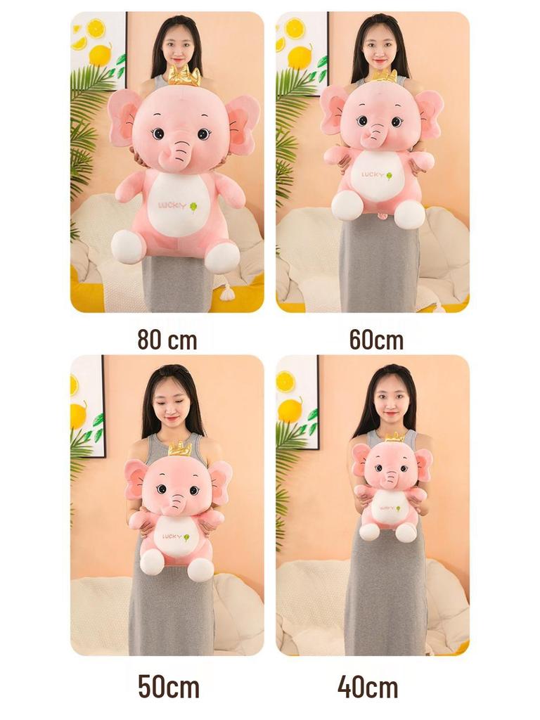 Cute Angel Elephant Plush Pillow - Children's Stuffed Toy