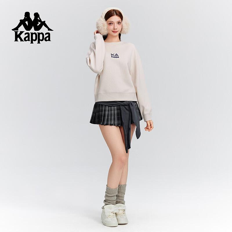Kappa Women s 2025 Autumn Knitted Pullover Sweatshirt L