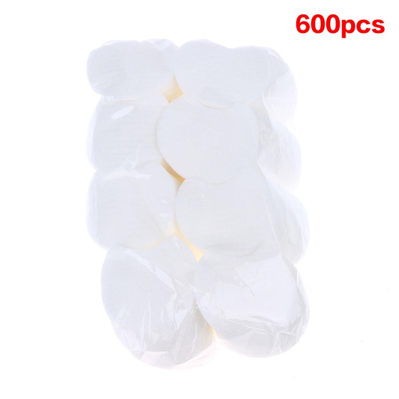 60/300/600/1200Pcs Disposable Makeup Cotton Pad Soft Pearl Notched Design Facial Cleaning Wipes Makeup Remover Cosmetic Tool