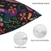 Pillow Case Colorful Bird Floral Comfy Pillow Cover For Sofa Couch Bed Living Room Morden Pillowcases