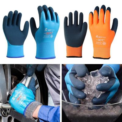 Thermo-gefütterte Winter-Arbeitshandschuhe Outdoor-Sport Wasserdicht Kältebeständig Sicherheitshandschuhe Frostschutz Gartenhandschuhe
