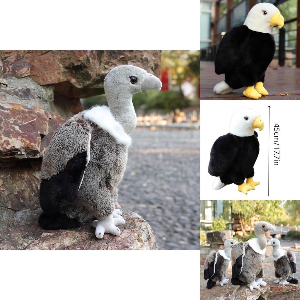 Realistic Eagle Plush Toy For Wildlife Enthusiasts 25cm/35cm/45cm