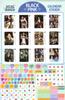 Black Jisoo Large Wall Calendar 2026 Sticker Pink, Jennie, Lisa, Rosé, Merchandise, (Reiwa 8) + Set, K-POP