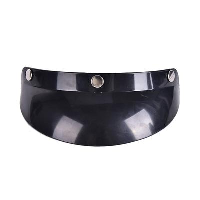 Universal 3 Snap Visor Face Shield Lens For Helmets Open Face Helmet Accessories