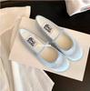 Fashion Flat Shoes for Women Spring Autumn Round Toe Silk Flat Bottomed Mary Jane Shoes for Women Ladies Shoes  Loafers