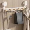 Rust-proof Wall Mounted Clothes Hanger 5/6/7/8 Hooks Door Rear Storage Rack  Robe