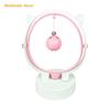 Cat Toy Interactive Toys with Swinging Ball Replaceable Plush / Leaking Balls Battery Operated Perpetual Swing Toys for Kitten