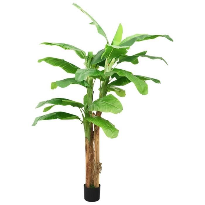 VidaXL Bananier artificiel avec pot 285 cm Vert