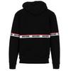 Moschino Mens Branded Tape Hoodie