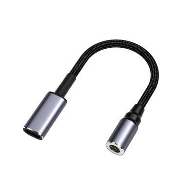 2Pcs Type-C to DC Magnetic PD Trigger Cable 100W, Laptop Charging Power Cord Magnetic Connector for Notebook Computer