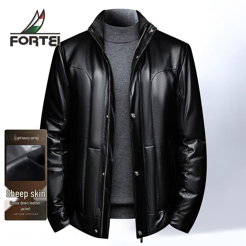 

Futing Мужская зимняя куртка из овчины и гусиного пуха XL (52)