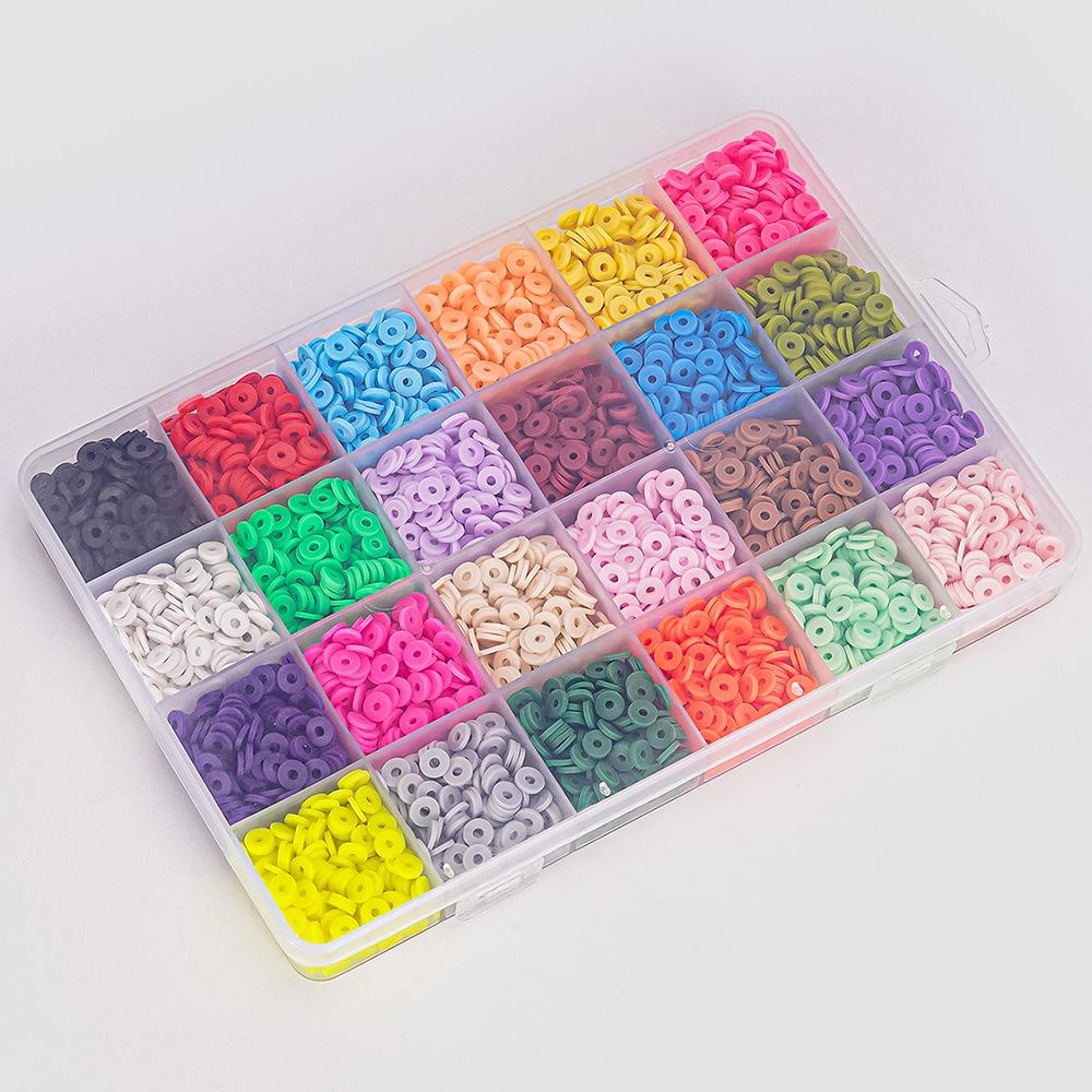 Colorful Bohemian Polymer Clay Beads for DIY Necklace, Earrings, and Phone Chains