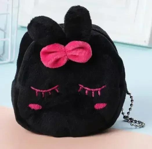 Cartoon Cute Animal Fish Chick Coin Purse Wallet Plush Coin Bag Key Earphone Coin Organizer Pouch Zipper Bag Kids Gifts