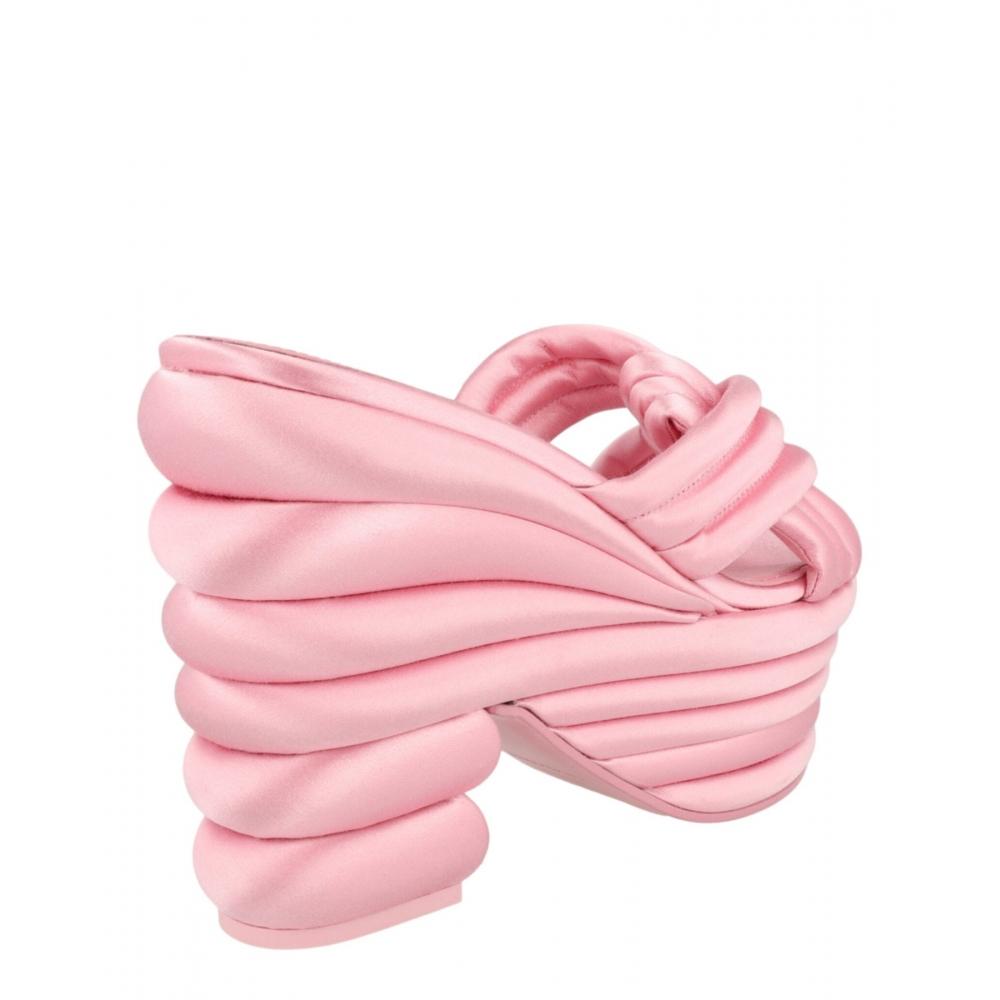 Salvatore Ferragamo Pink Platform Sandals Rey