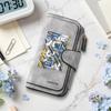Stylish Printed Long Wallet Durable Casual Portable Multi Card Holder Purse
