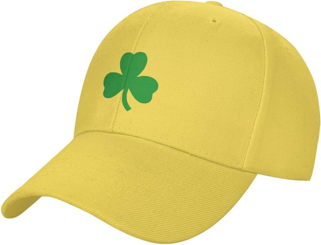 Shamrock St Patricks Day Baseball Cap Adjustable Casual Cotton Unisex Sport Hat