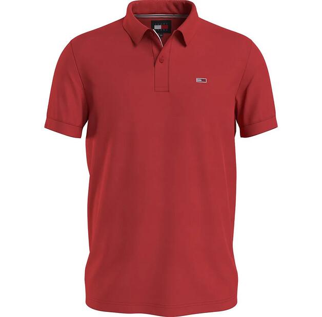 

Tommy Jeans Slim Placket Ext поло с короткими рукавами S