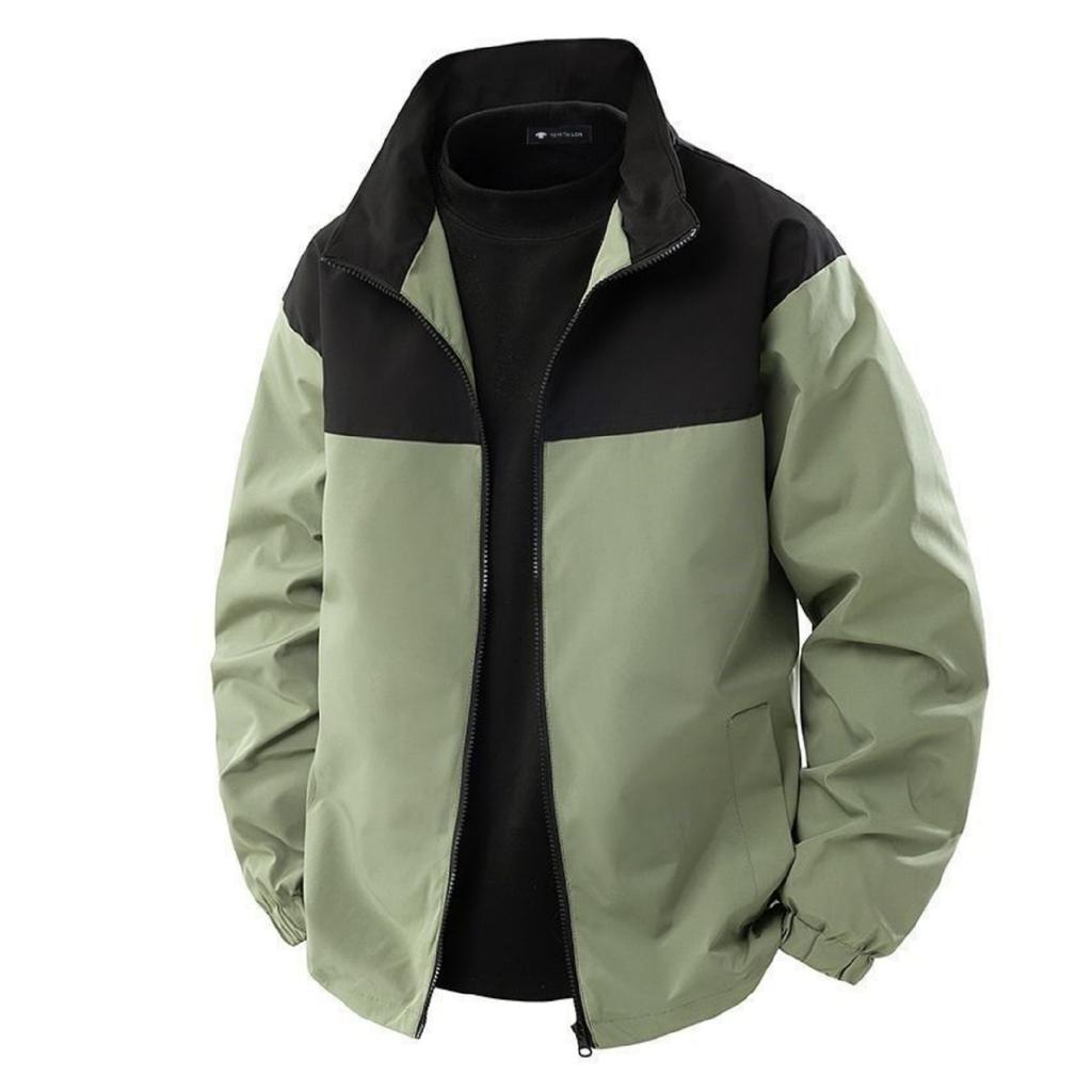 Men's And Women's Color-matched Casual Long-sleeved Down Jacket , Outdoor Sports Windproof And Waterproof Zipper Jacket