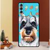 Lovely Dogs Schnauzer Case For Samsung Galaxy S25 S26 Ultra S21 S22 S20 S23 S24 Ultra S10 Plus S25 FE Cover Funda