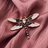 Elegant Rhinestone Dragonfly Brooch: Women's Fashion Accessory & Exquisite Corsage Pin
