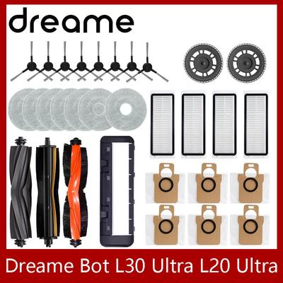 Dreame Bot L30 Ultra L20 Ultra Robotický vysavač Náhradní díly Spotřební materiál Hlavní boční kartáč Hepa filtr Mopovací utěrka Prachový sáček Příslušenství