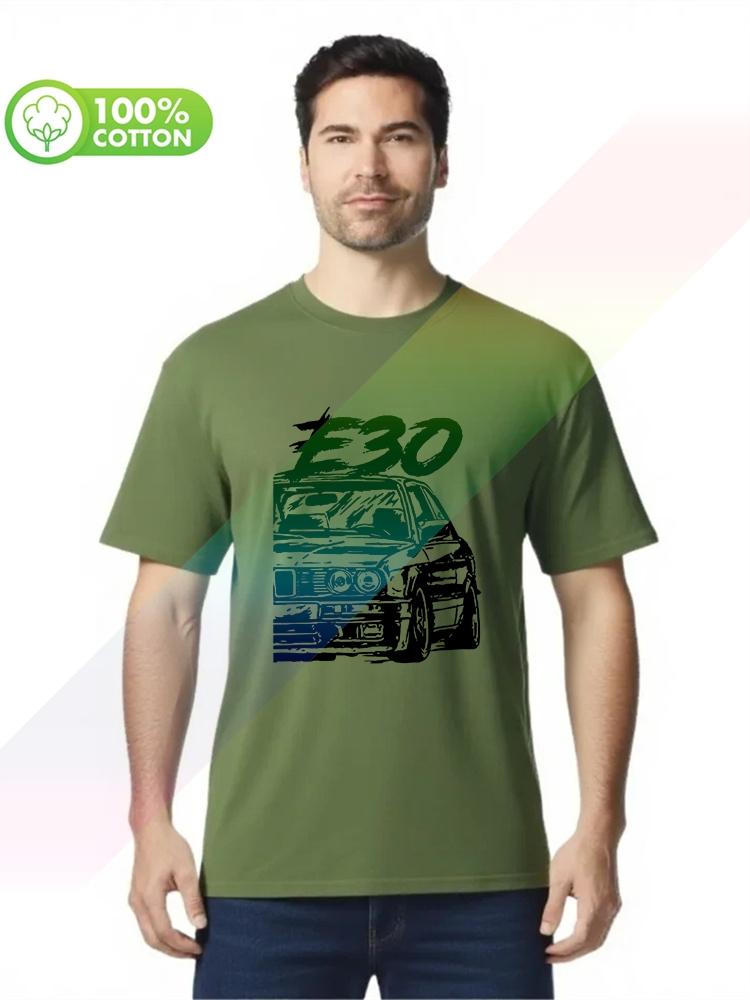2026 Selling 100% Cotton Men's T-shirt E30 Drift Motorsport Old School Digitally Remastered S-xxxl Tops Tees