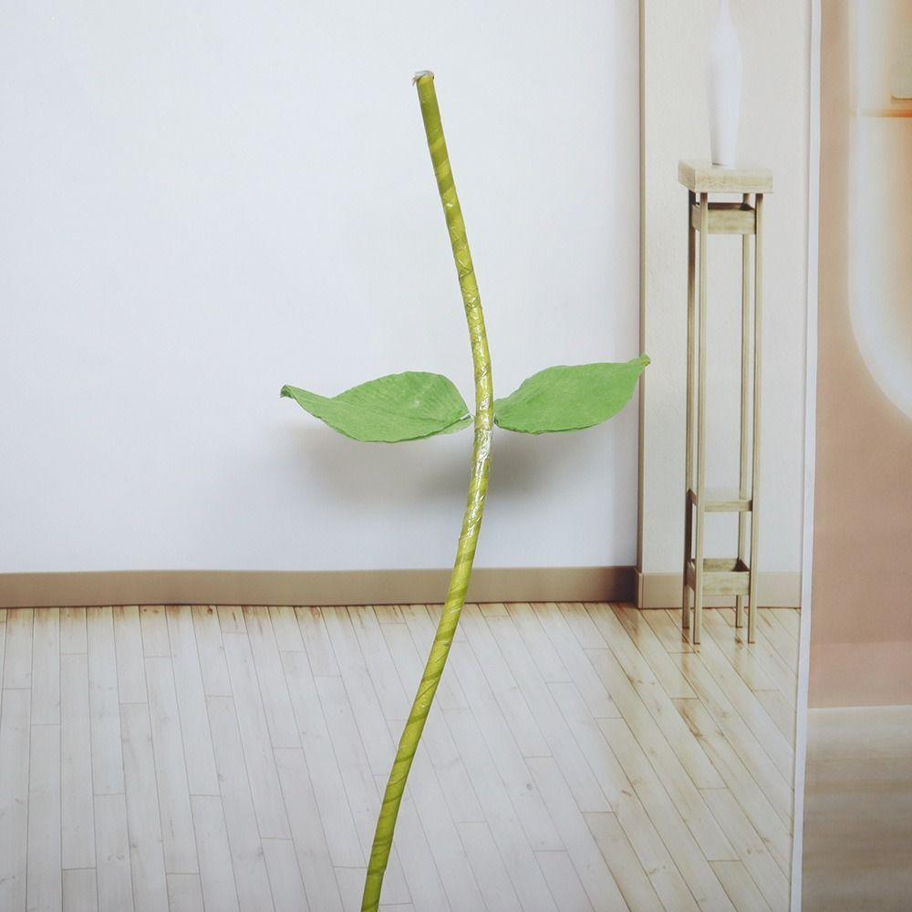 Simulering Konstgjord Blomsterställningsstolpe 1,35m Jätte Flores Stolpe Nya Gröna Blad Blomsterstjälk