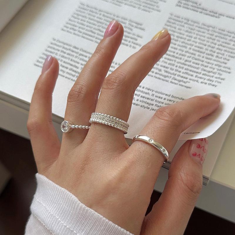 Ring Unique Copper Set For Women Stylish Adjustable 2023 Geometric Fashion Finger