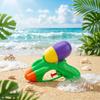 Small Handheld Water Gun Press Type Plastic Toy for Outdoor Summer Activities Random Style for Kids and Adults
