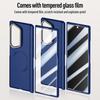 For Samsung Galaxy Z Fold 7 With Privacy Tempered Glass Film Full Protect Ultrathin Phone Case Spring Hinge Camera Holder Cover