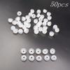 50pcs New 11MM White Replacement Earbud Tips Soft Silicon Cover For Samsung HTC In-Ear Headphones Earphones Accessories