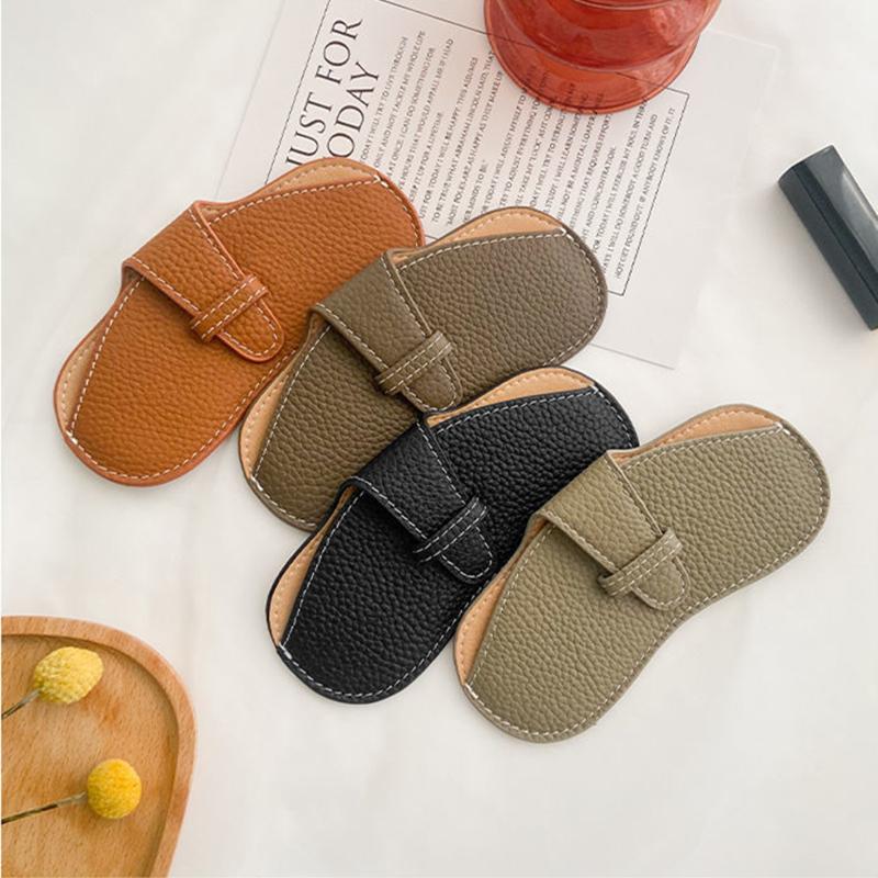 Soft Leather Glasses Bag Case Fashion Portable Sun Glasses Pouch Sunglasses Box Eyewear Protector Case Eyeglasses Accessories