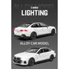 1/24 BWM 5er 530 530LI Coupé Legierungs-Automodell Diecast-Metall Luxusfahrzeuge Automodell Simulation Ton und Licht Kinderspielzeug Geschenk