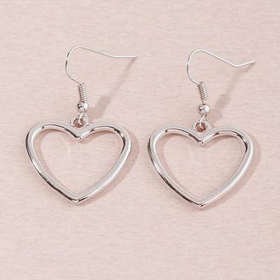 Love Earrings, Female New Trendy Fairy Cold Wind Ins Simple Korean Face Thin Earrings