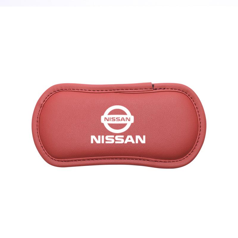 Car Knee Cushion Pad Leather Soft Memory Foam Leg Support Mat For Nissan Sylphy N7 Qashqai J11 J10 Teana Note Navara Juke Patrol