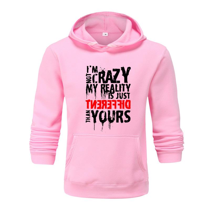 Podzimní a zimní personalizovaná dopisní mikina s kapucí pro muže a ženy