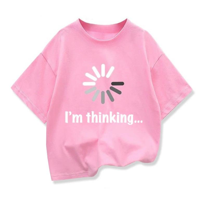Kids T-Shirt Funny Casual Girls Street Style Cool Round Neck Short Sleeve Top Anime