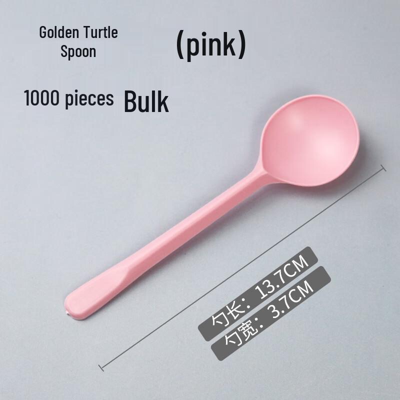 Yuduo Individually Wrapped Disposable Plastic Soup Spoons