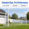 Braided Rope Replacement Soccer Net Square Mesh Soccer Post Net Soccer Goal Net  Sports Field