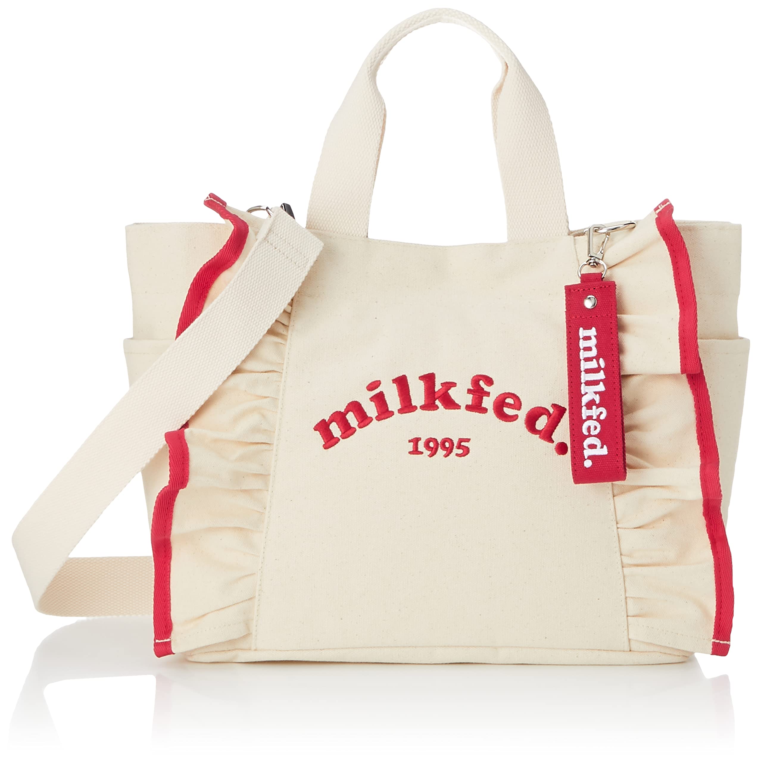 

Tote Bag RUFFLE BAG RED [Milkfed] Women s