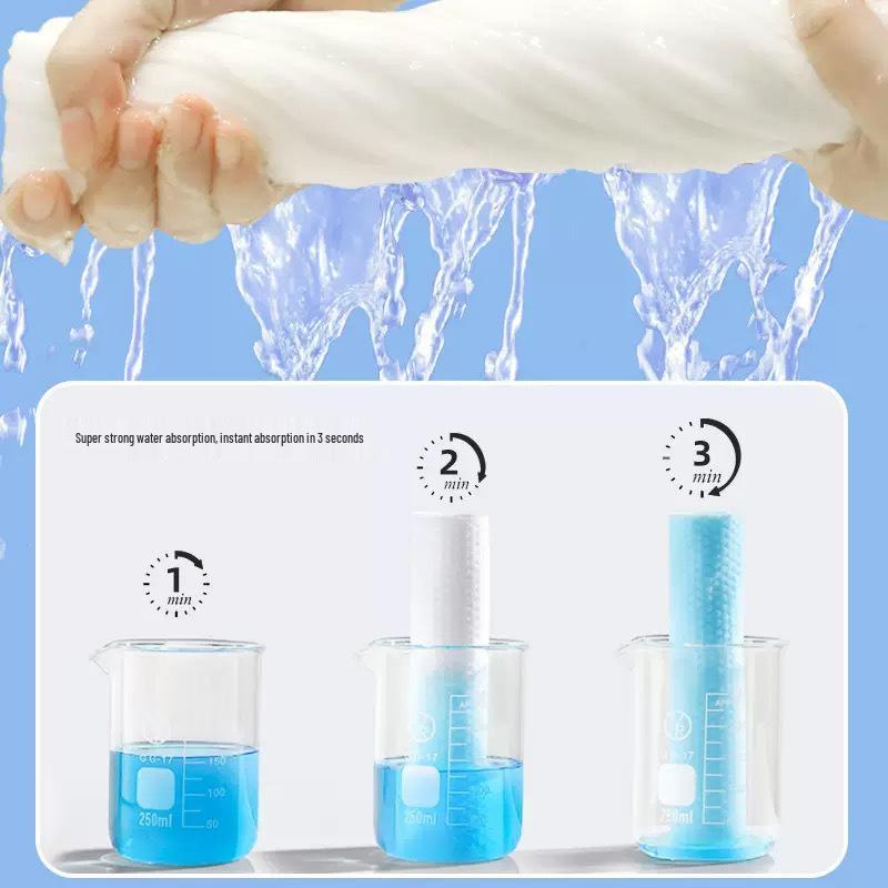 Soft, Hangable Cotton Facial Towel Roll – Pearl Pattern, Disposable Beauty Towels for Makeup Removal, Skin-Friendly & Gentle on Face.