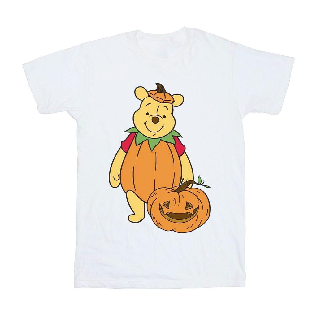 Winnie the Pooh Halloween-T-Shirt aus Baumwolle mit Kürbismotiv für Herren
