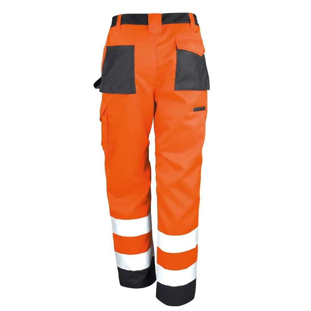 Result Safeguard Adults Unisex Hi Viz Cargo Trousers (Pack Of 2)