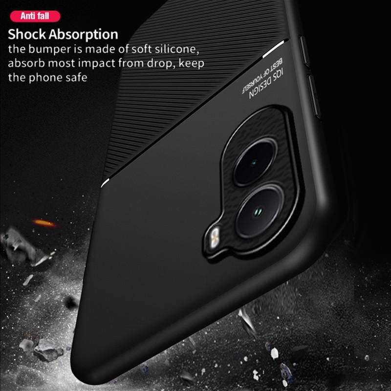 Rugged Non-Slip Case for Xiaomi Poco M7 4G Protective Cover Magnetic Suction Holder Coque Fundas Capa